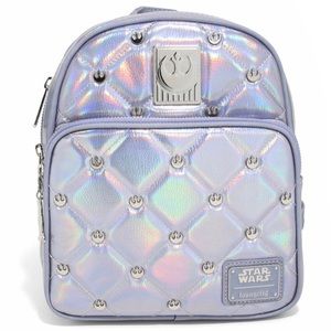 LOUNGEFLY STAR WARS THE EMPIRE STRIKES BACK Hoth Iridescent MINI BACKPACK!